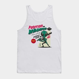 Defunct Paterson Invaders Minor League Baseball Team Tank Top